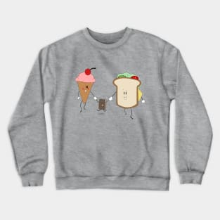 Ice cream sandwich Crewneck Sweatshirt